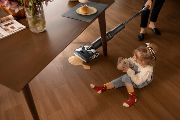 Как режим глубокого очищения Roborock F25 RT улучшает удаление пятен?