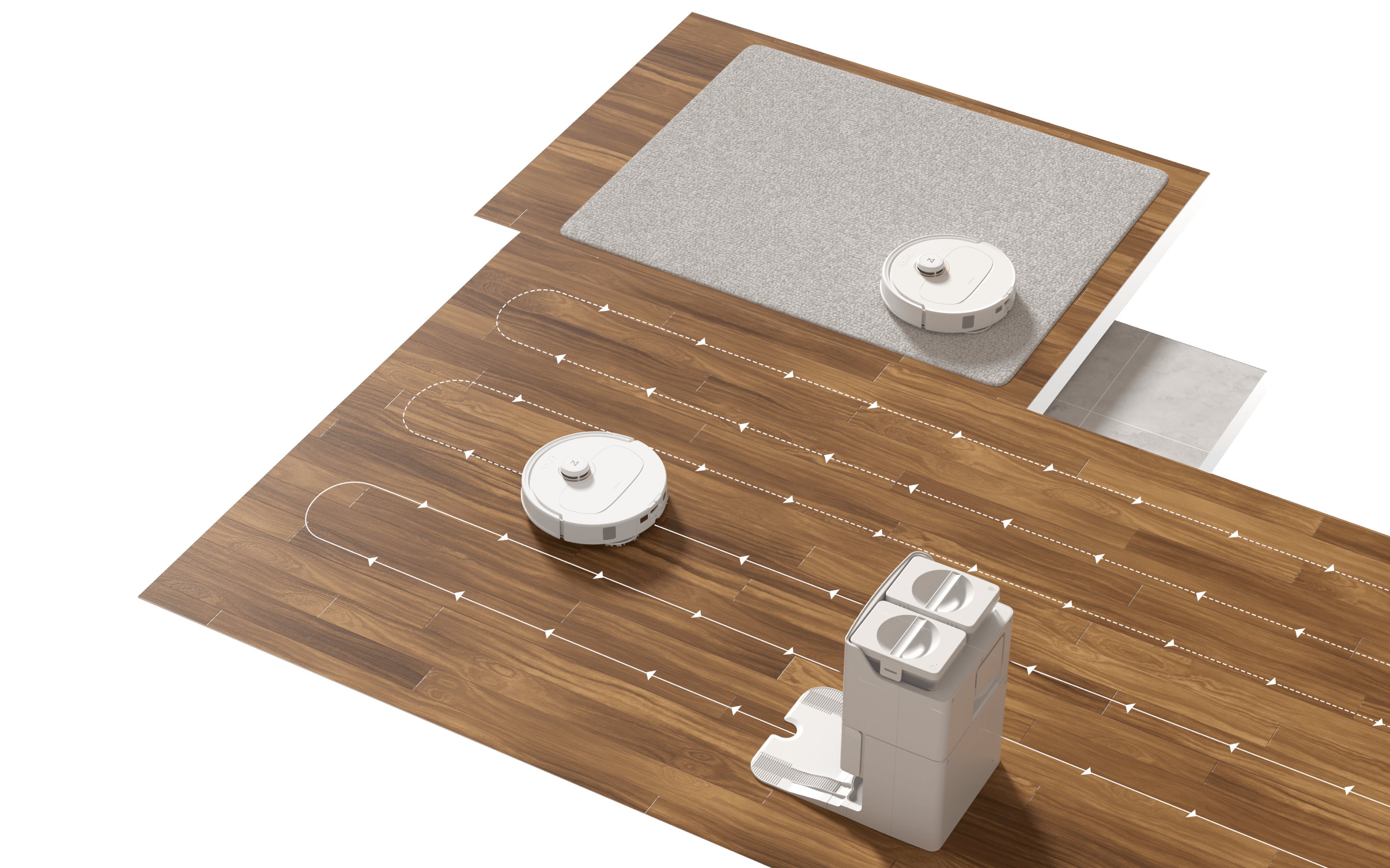 roborock qrevo maxv supercharged cleaning performance for hardwood floors