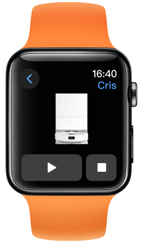 roborock qrevo maxv  apple watch app