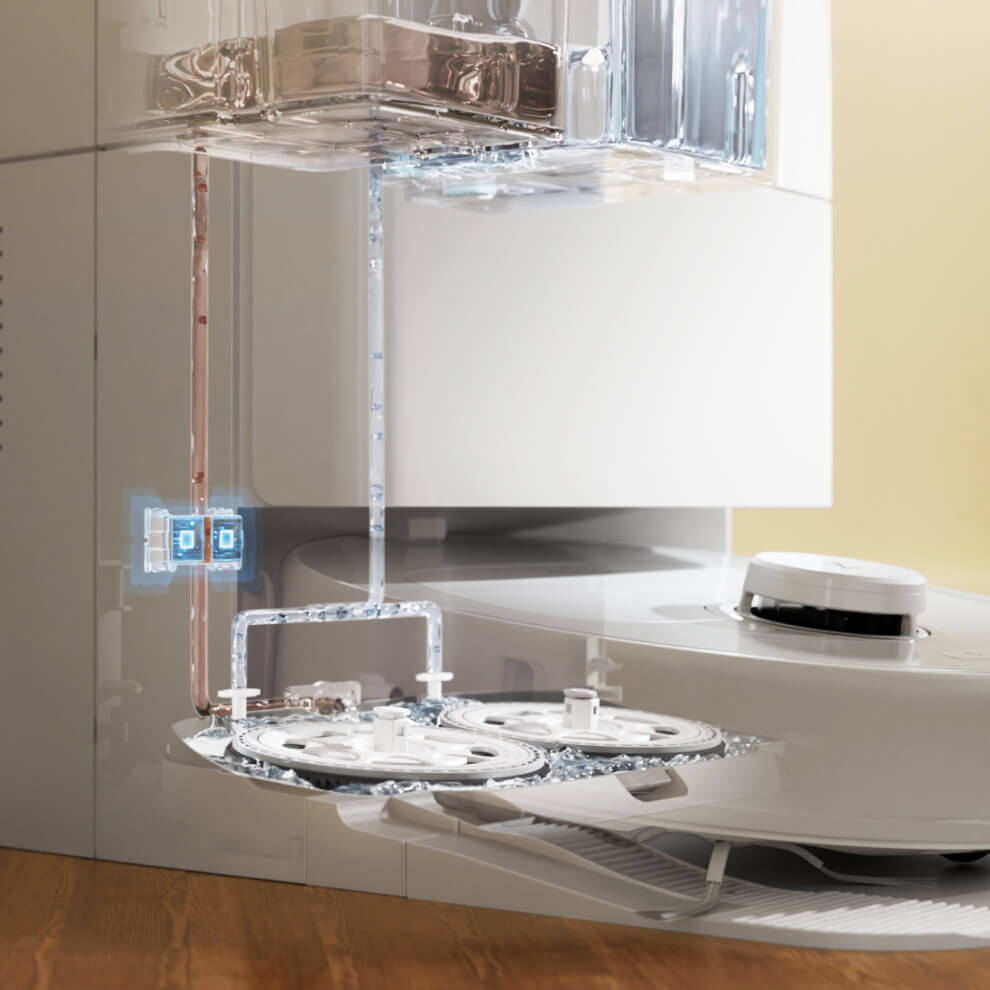 roborock qrevo maxv intelligent dirt detection to re-wash