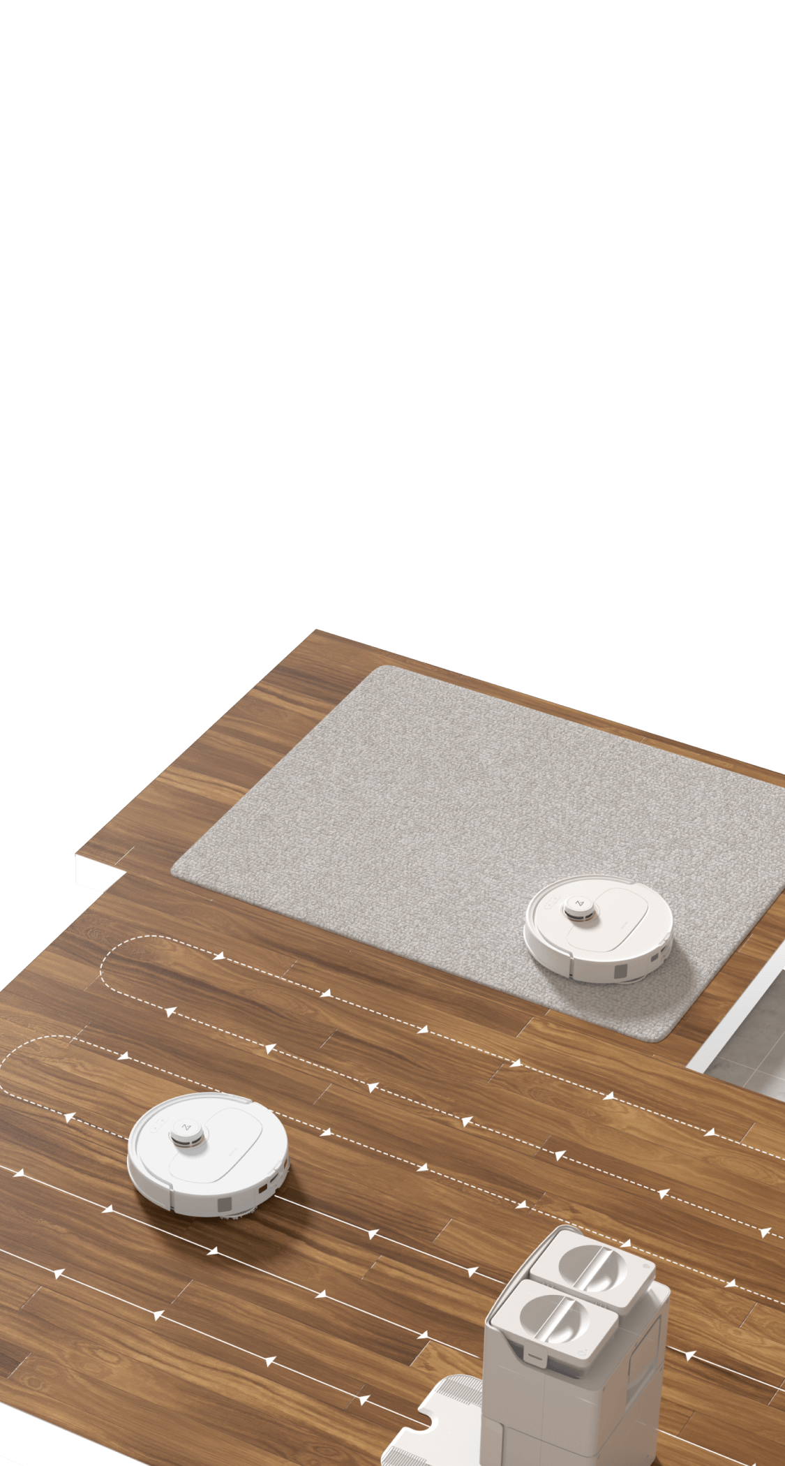 roborock qrevo maxv supercharged cleaning performance for hardwood floors